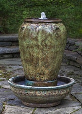 Photo of Campania Jakarta Fountain - Angkor Green Mist - Exclusively Campania